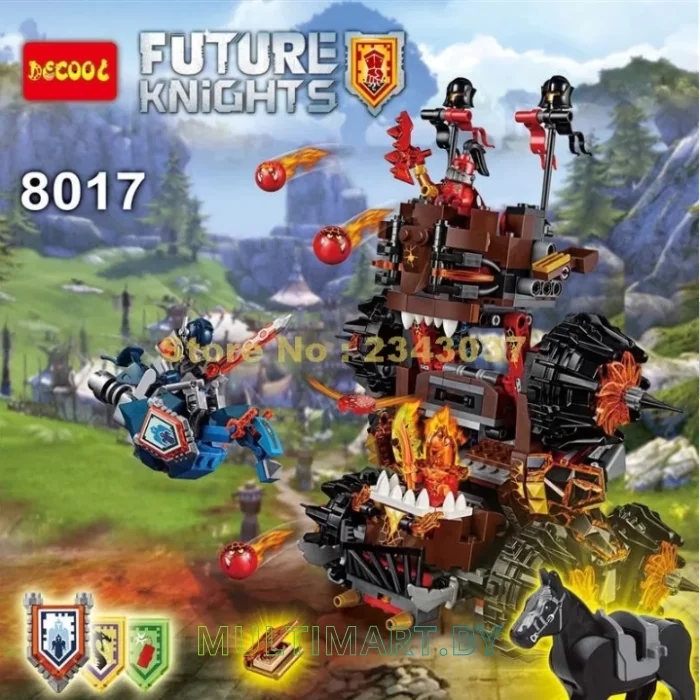 Конструктор Decool 8017 Рыцари будущего (516 деталей)
